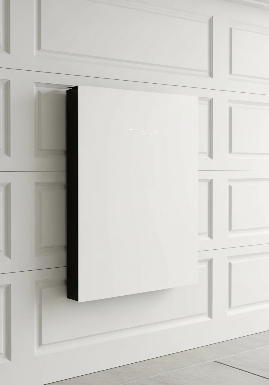 Tesla Powerwall 3 battery storage wall mounted — installed by Pennstar Solar